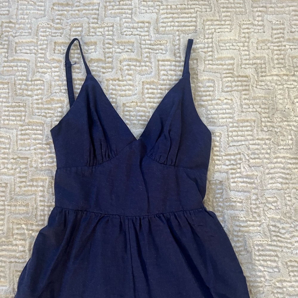 Women’s Navy Blue Jumpsuit‎ - Picture 4 of 6